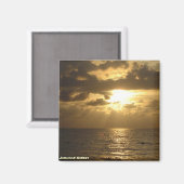 Jamaican Sunset Magneet (Voorkant / Achterkant)