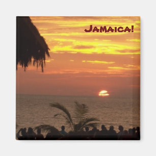 Jamaican Sunset Magnet - Gepersonaliseerd