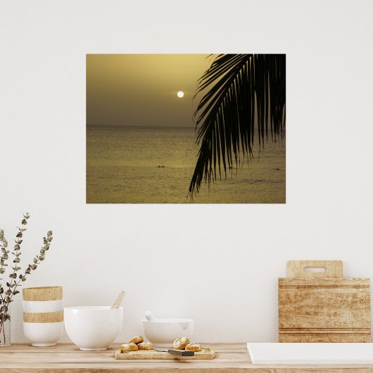 Jamaican Sunset Poster (Keuken)