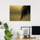 Jamaican Sunset Poster (Thuiskantoor)