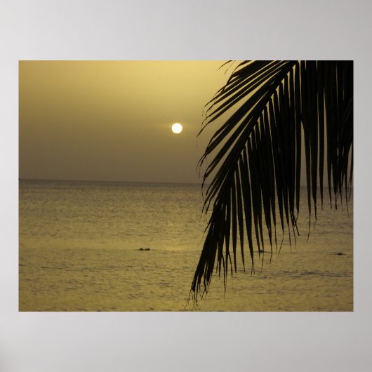 Jamaican Sunset Poster (Voorkant)