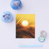 JAMAICAN SUNSET TROPICAL PHOTOGRAY NATURE WALLPA FLYER (Enkel)