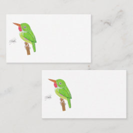 JAMAICAN TODY VISITEKAARTJE