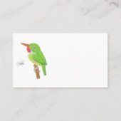 JAMAICAN TODY VISITEKAARTJE (Voorkant)