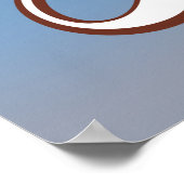 Jamaican Travel Island-kaart Poster (Hoek)