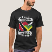Jamaican Trinidad half Trinidad en half Jamaicaan T-shirt (Voorkant)