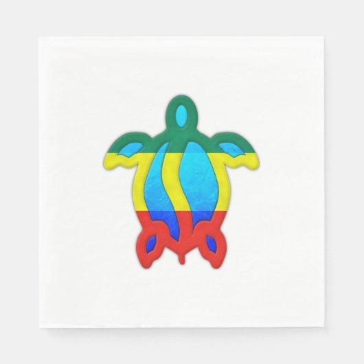 Jamaican Turtle Servetten (Voorkant)