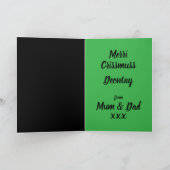 Jamaican Ugly Sweater Rasta Christmas Kaart (Binnen)