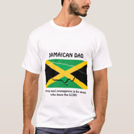 JAMAICAN VADER Sterk en moedig gepersonaliseerd T-shirt