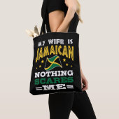 Jamaican Wife Funny Jamaica Tote Bag (Dichtbij)