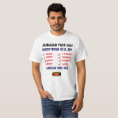 JAMAICAN YARD SALE T-shirt (Voorkant volledig)