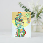 "Jamaican Youth" van Ruchell Alexander Briefkaart (Staand voorkant)