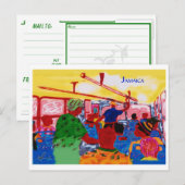 JamaicanBusRide Briefkaart (Voorkant / Achterkant)