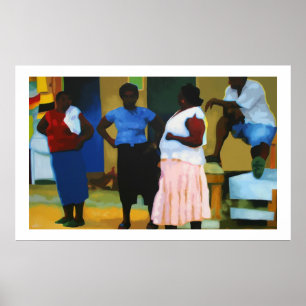 Jamaicanen in Negril Poster