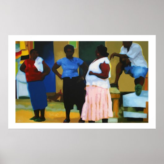 Jamaicanen in Negril Poster (Voorkant)