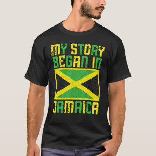 Jamaicanen Mijn Verhaal Begon In Jamaica Trots Jam T-shirt