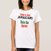 Jamaicanen regeren de sprint Olympische T-shirts (Voorkant)