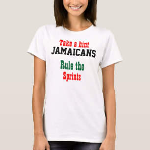 Jamaicanen regeren de sprint Olympische T-shirts