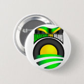 Jamaicanen voor Obama-Button Ronde Button 5,7 Cm (Voorkant /achterkant)