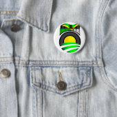 Jamaicanen voor Obama-Button Ronde Button 5,7 Cm (In situ)