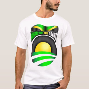 Jamaicanen voor Obama T-shirt