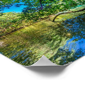 Jamaica's blauwe lagune, Port Antonio Poster (Hoek)