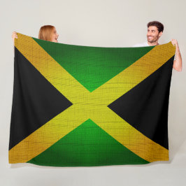 Jamaica's Flag Colors Designer Blanket Fleece Deken
