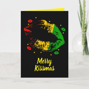 Jamaikaanse Rasta Kerstliefde Kaart