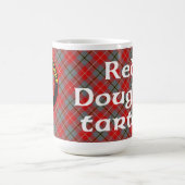 "Jamais Arrière" Red Douglas Tartan mok (Center)