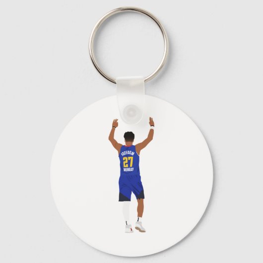 Jamal Murray 3 (Denver Nuggets) Sleutelhanger (Voorkant)