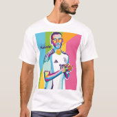 Jamal Musiala Wpap Pop Kunst T-shirt (Voorkant)