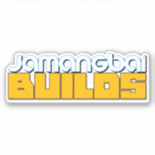 Jamangbai BOUWT Logo Sticker (Voorkant)