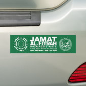 JAMAT AL-FITRAH: VERZET IN GAZA TEGEN HAMAS BUMPERSTICKER (Op auto)