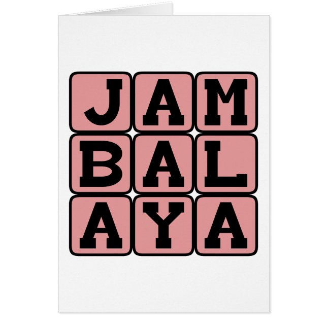 Jambalaya, Cajun bijgerecht (Voorkant)