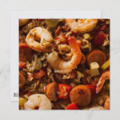 Jambalaya - Cajun Uitnodiging! Kaart (Voorkant / Achterkant)