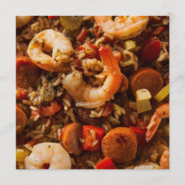 Jambalaya - Cajun Uitnodiging! Kaart