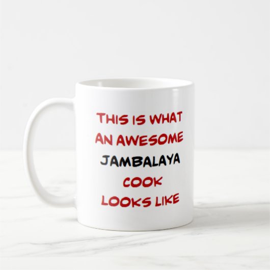 jambalaya cook, geweldige koffiemok (Links)