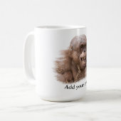 Jambo de kapelloze chimp koffiemok (Voorkant links)