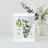 Jambo Habari Afrika! Ik hou van Afrika Briefkaart (Staand voorkant)