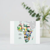 Jambo Habari Afrika! Ik hou van Afrika Briefkaart (Staand voorkant)