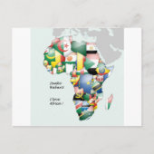 Jambo Habari Afrika! Ik hou van Afrika Briefkaart (Voorkant)