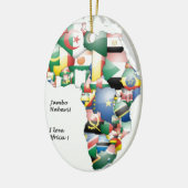 Jambo Habari Afrika! Ik hou van Afrika Keramisch Ornament (Links)