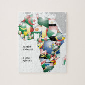 Jambo Habari Afrika! Ik hou van Afrika Legpuzzel (Verticaal)