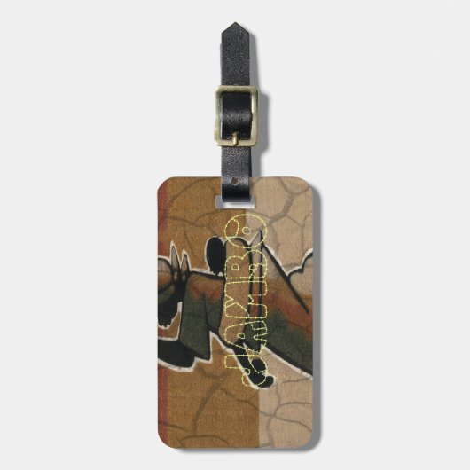 Jambo Habari Hakuna Matata. Bagagelabel (Voorkant verticaal)