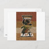 Jambo Habari Hakuna Matata. Briefkaart (Voorkant / Achterkant)