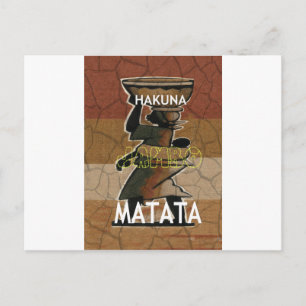 Jambo Habari Hakuna Matata. Briefkaart
