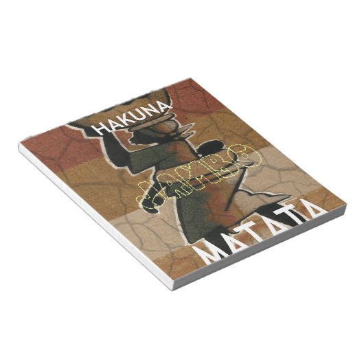 Jambo Habari Hakuna Matata. Notitieblok (Schuin)