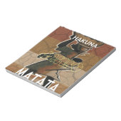 Jambo Habari Hakuna Matata. Notitieblok (Linkerzijde)