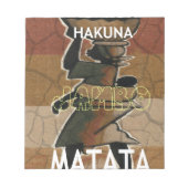 Jambo Habari Hakuna Matata. Notitieblok (Voorkant)