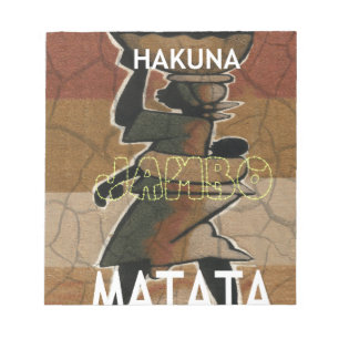 Jambo Habari Hakuna Matata. Notitieblok